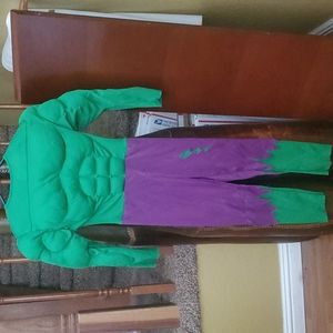 Incredible Hulk Used Kid's Costume Size 7-10